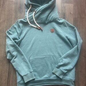 WANAKOME Teal Hooded Sweatshirt Pullover
